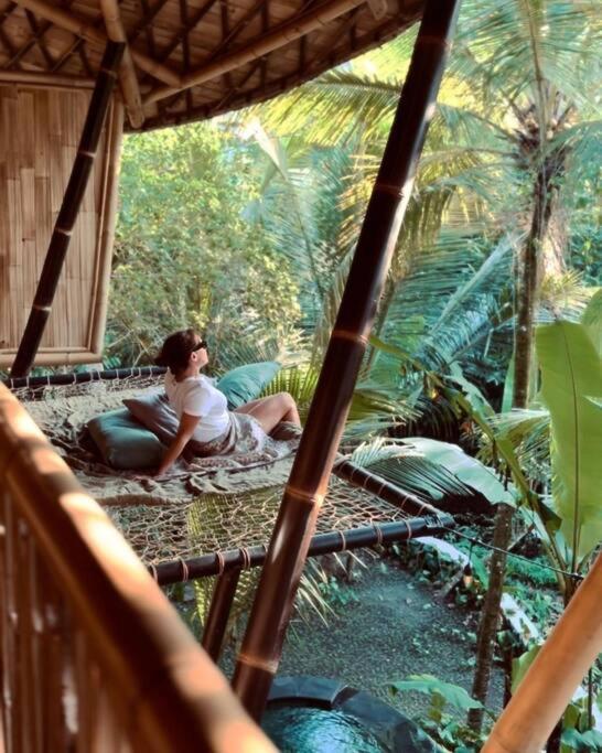 Eco Bamboo Island Bali - Bamboo House #4 Villa Selat Екстериор снимка