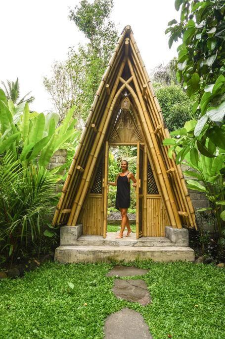 Eco Bamboo Island Bali - Bamboo House #4 Villa Selat Екстериор снимка