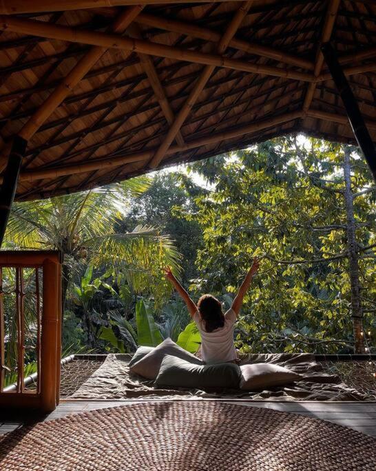Eco Bamboo Island Bali - Bamboo House #4 Villa Selat Екстериор снимка